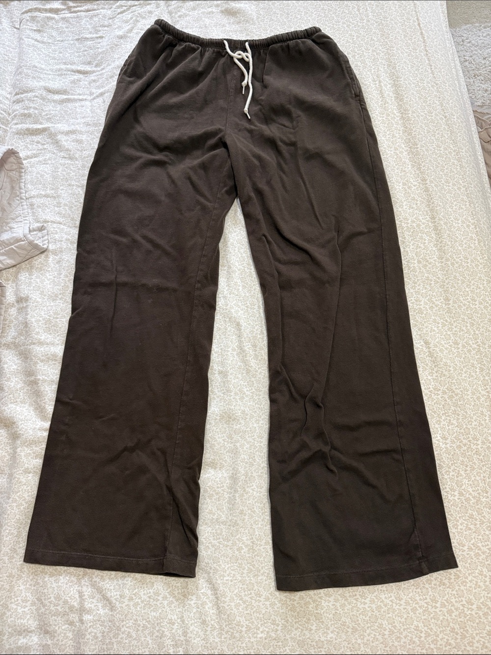 PacSun Brown Wide Leg Drawstring Pants